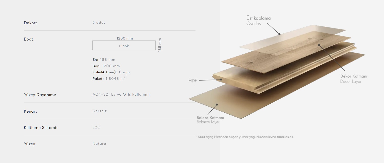 pruva-teknik-ozellikleri Agt Pruva Laminat Parke